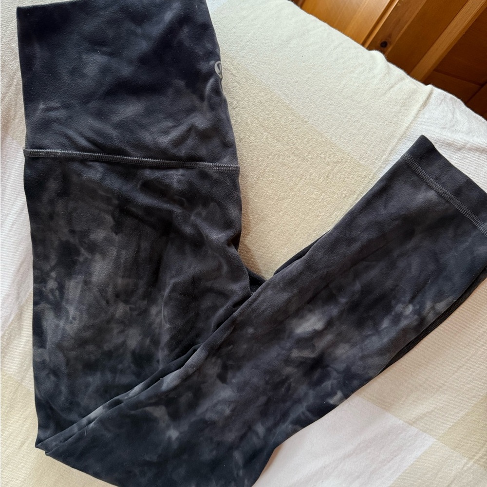 Lululemon align Black Tie-Dye Leggings